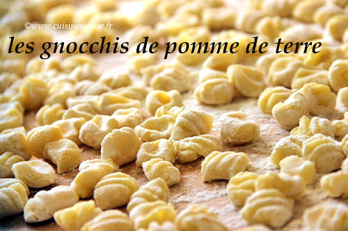 gnocchis pommes de terre