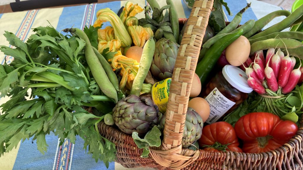 panier de légumes