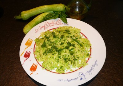 courgette rapee menthe basilic