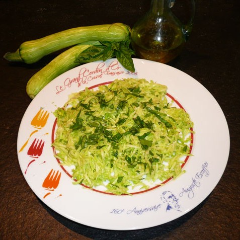 courgette rapee menthe basilic