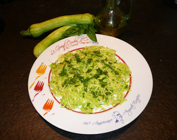 courgette rapee menthe basilic