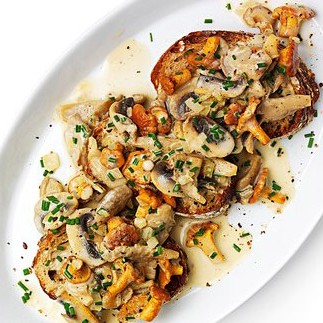 croute aux champignons des bois