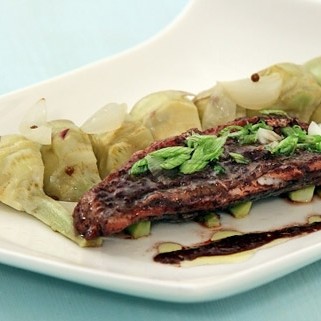 filet rouget artichaut