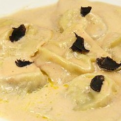 ravioli saint jacques truffes