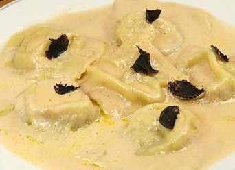 ravioli saint jacques truffes