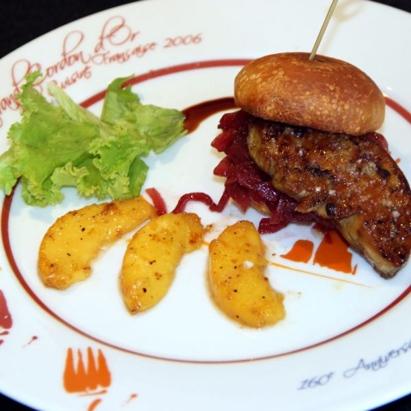 hamburger foie gras