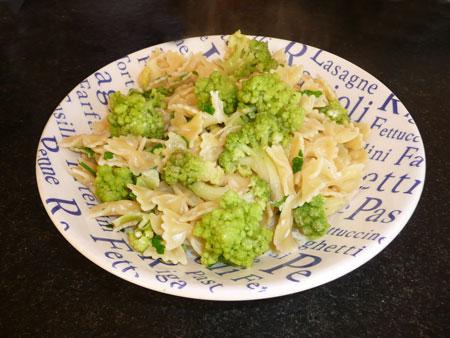 farfalle romanesco