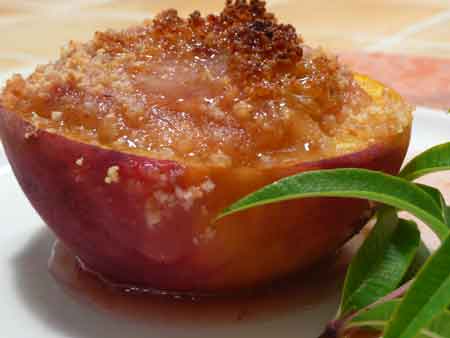 peches farcies amaretti