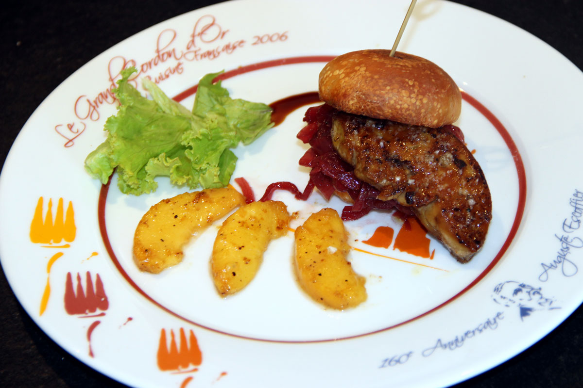 hamburger foie gras